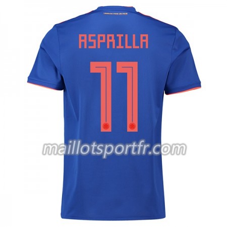 Maillot de Foot Colombie Asprilla 11 Exterieur Coupe du monde 2018